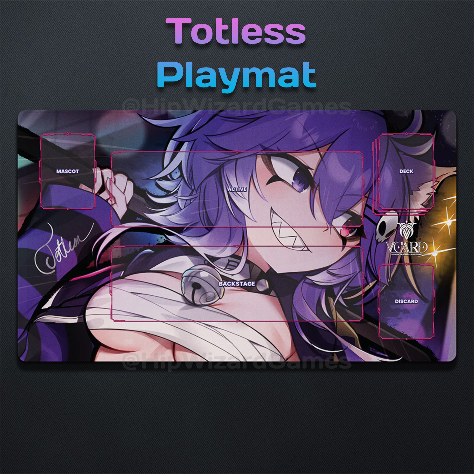 Official GamerSupps VCard Creator Playmat Mousepad - Totless - New in Box
