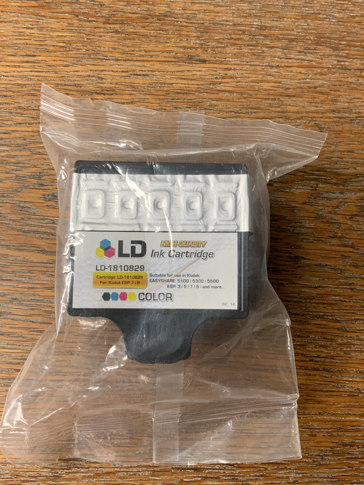 Genuine LD LD-1810829 Color Ink Cartridge Sealed in Packaging Expired