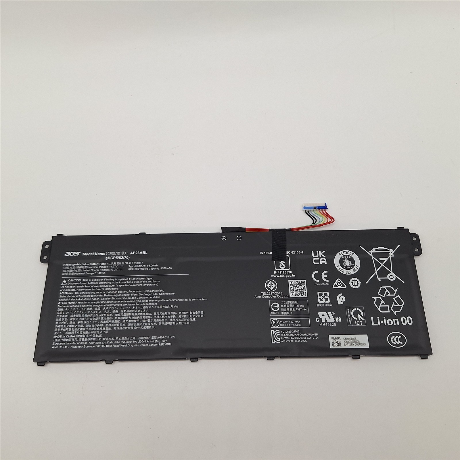 Genuine Acer Aspire 3 A315-24P-R7VH Replacement Laptop Battery AP23ABL 53Wh