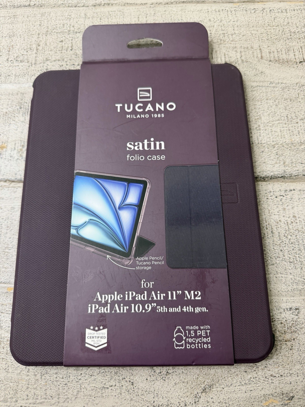Targus Satin Click-In Case for iPad 10th Gen 10.9-inch Purple Slim Folio NIB