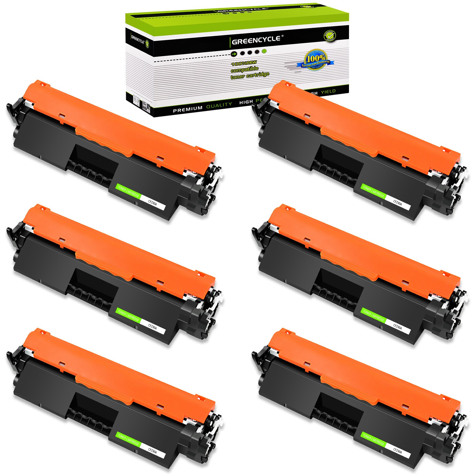 6PK CF230A Toner Cartridge Fit for HP LaserJet M203dw M203dn MFP M227fdn M227fdw