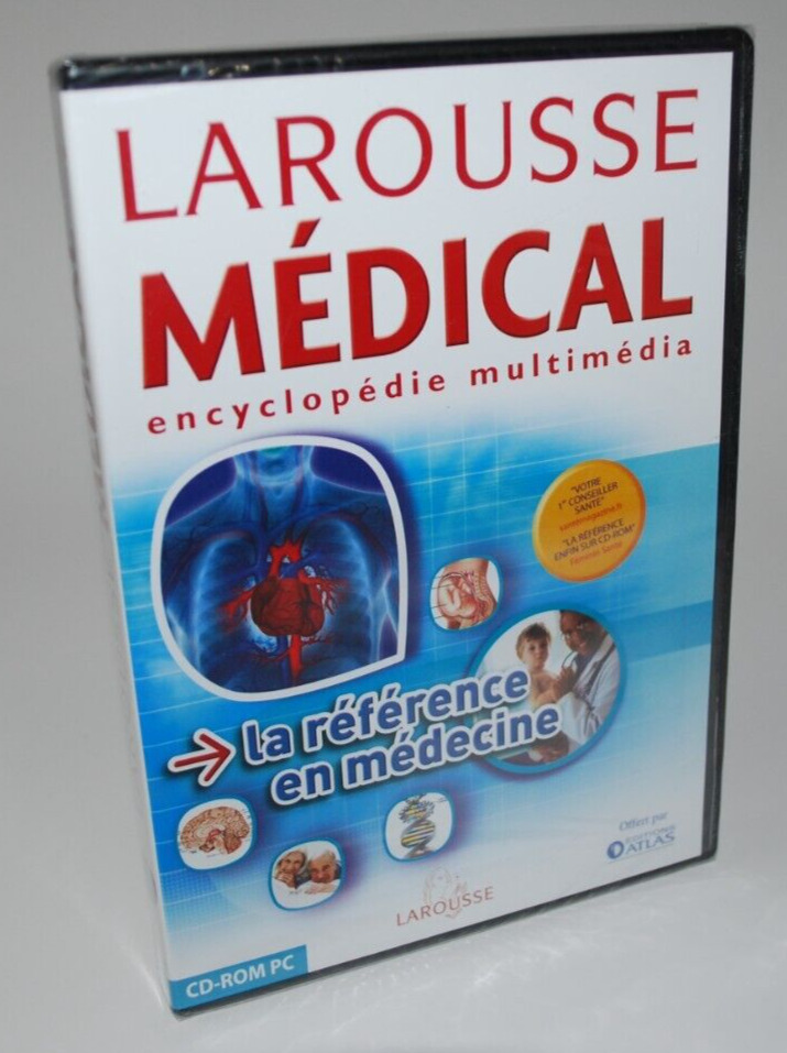 Larousse Medical: Encyclopedie Multimedia (PC CD-ROM, 2006) French / Francais