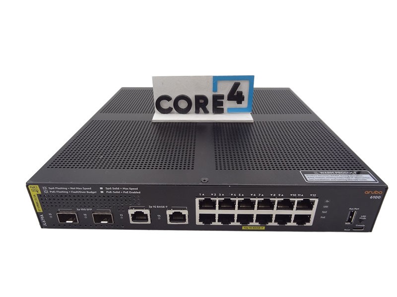 HP JL679A ARUBA 6100 12G CL4 2SFP+ 139W