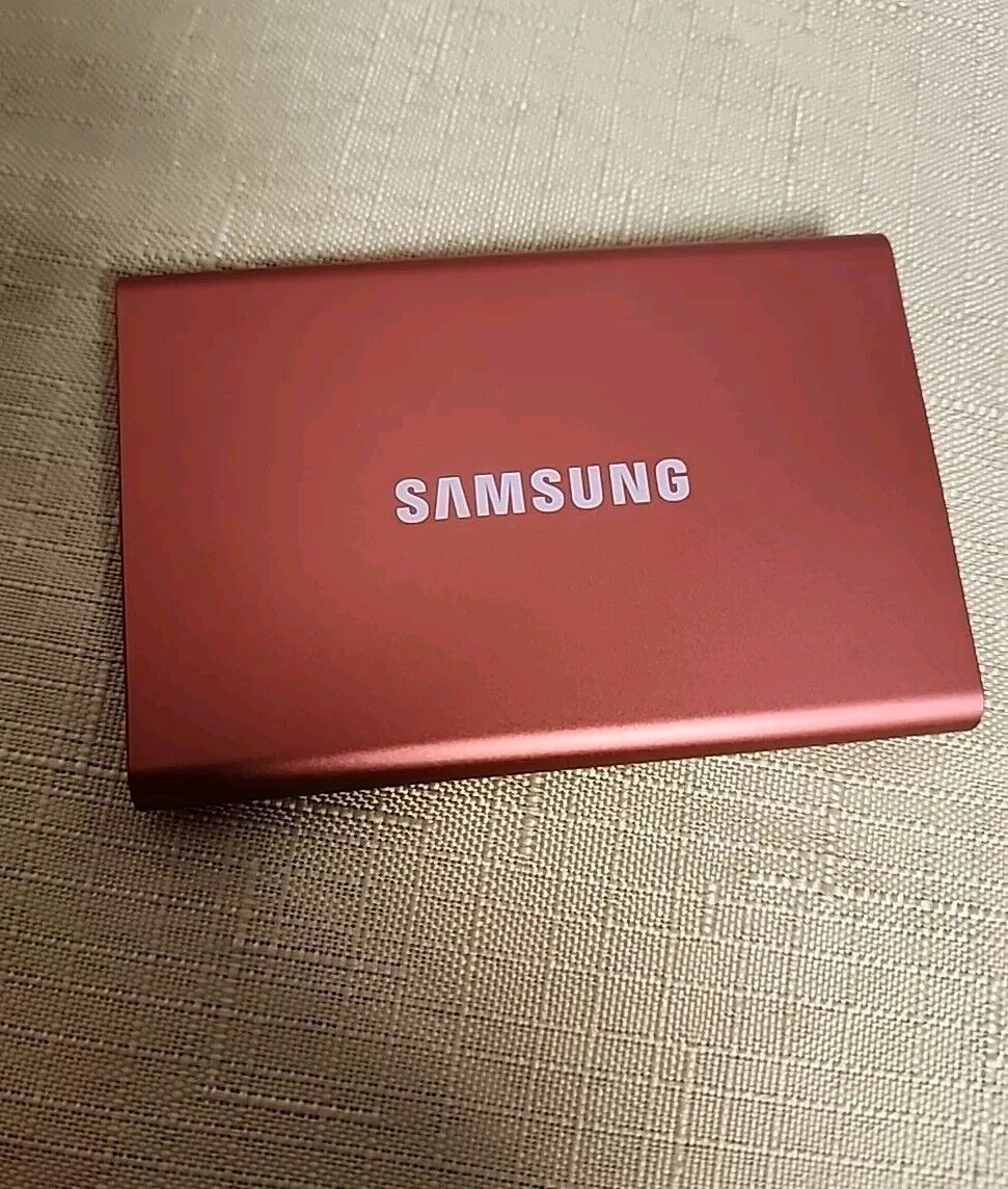 Samsung - T7 1TB External USB 3.2 Gen 2 Portable SSD with Hardware Encryption