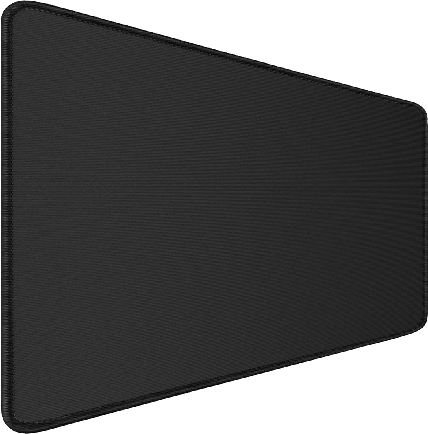 Extra Large 31.5x11.8 Inch Gaming Mouse Pad Waterproof Stitched Desk Mat Black