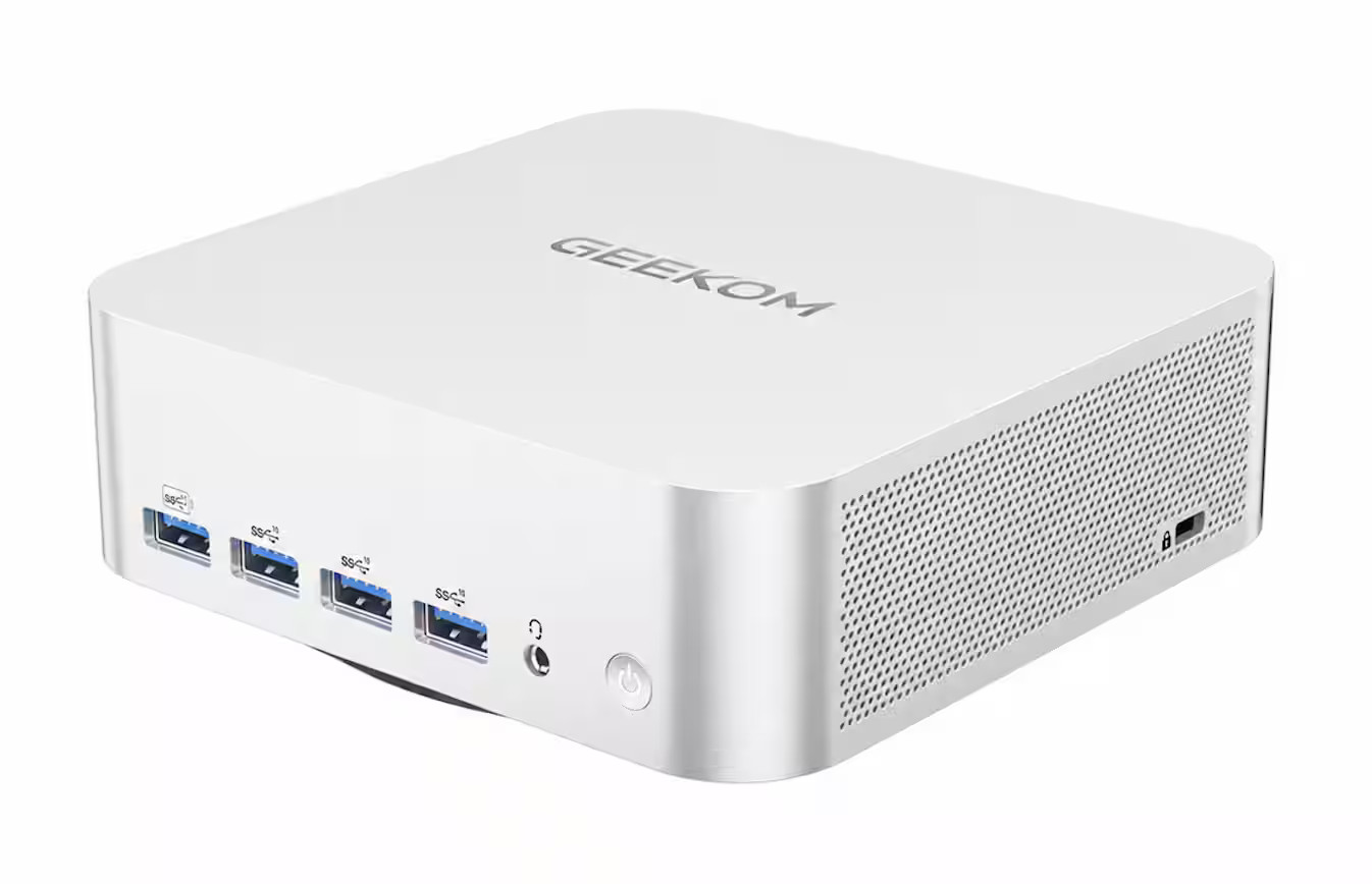 GEEKOM - A8 Max Mini PC AMD Ryzen 7 8745HS 16GB DDR5 1TB SSD Storage Dual LAN...