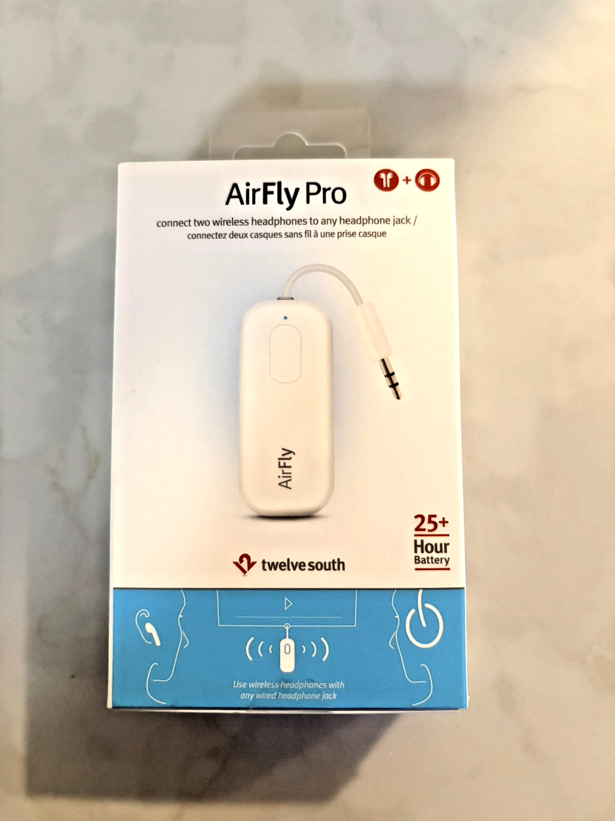AIRFLY PRO Bluetooth Adapter, White (BRAND NEW SEALED BOX) by Twelve South