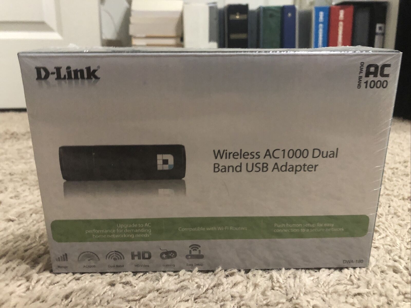 D-Link Wireless AC1000 Dual Band USB Adapter Brand New