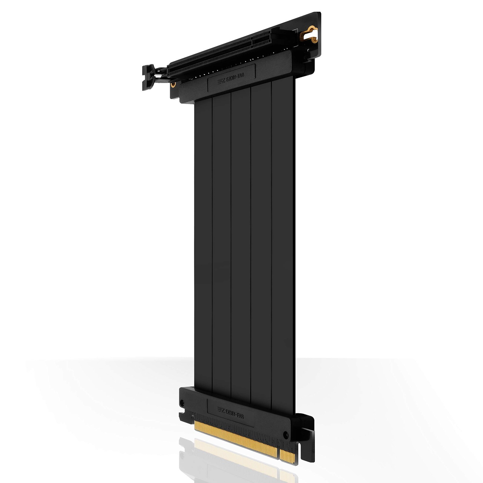 EZDIY-FAB PCI Express 3.0 16x Extreme High Speed Riser Cable | 30cm Right Angle