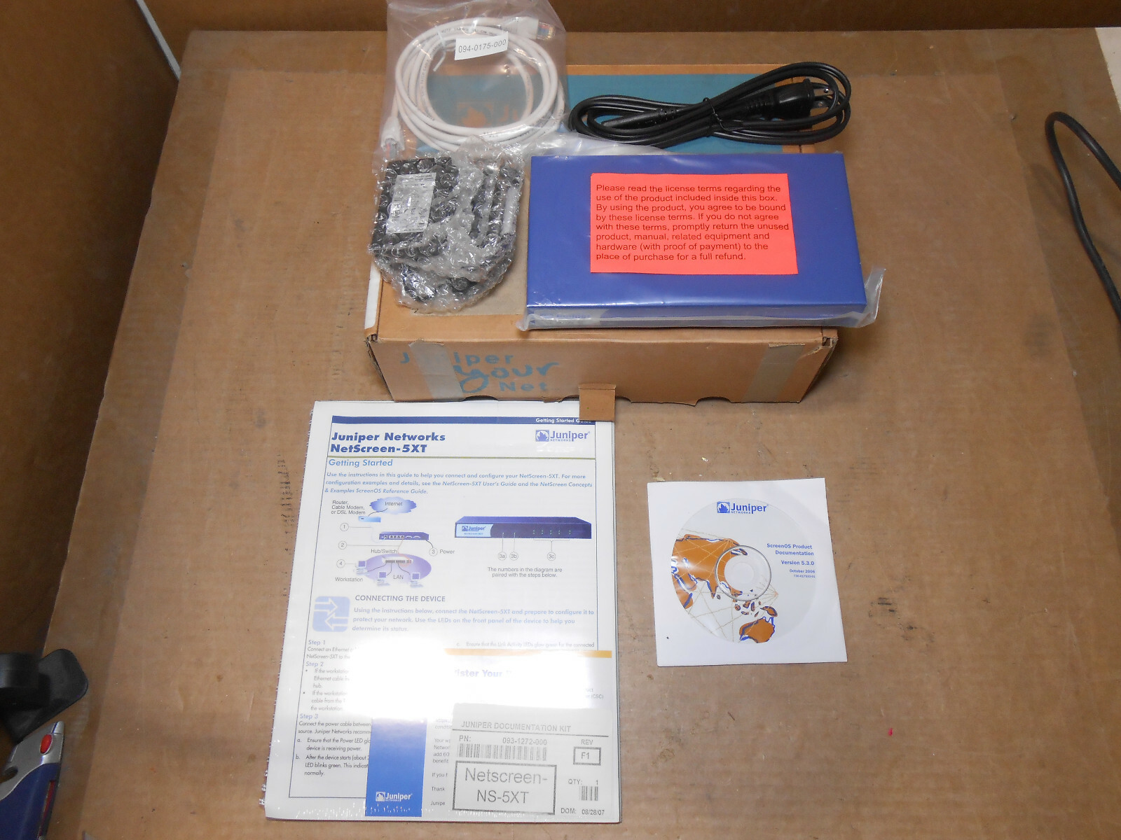 JUNIPER NETWORKS NS-5XT-101 NETSCREEN FIREWALL