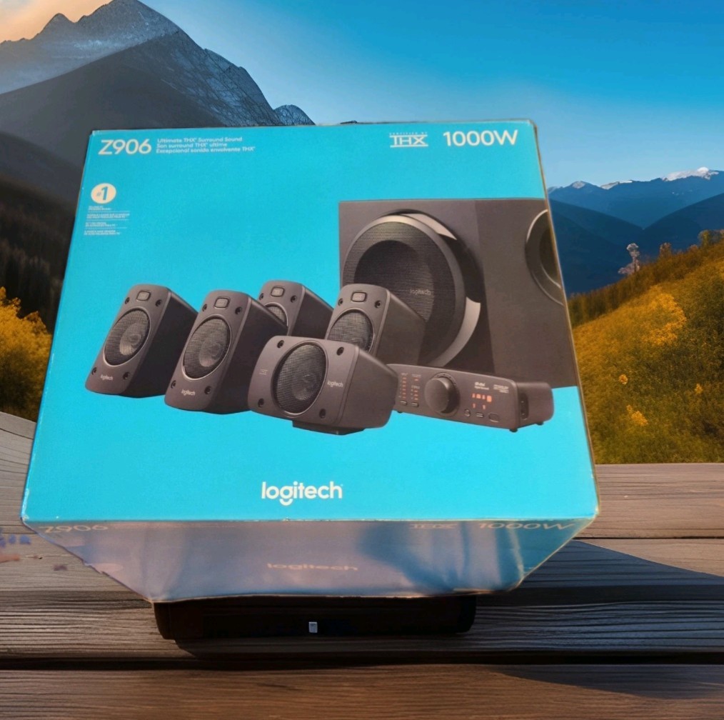 Logitech Z906 Certified THX Speaker System - Black