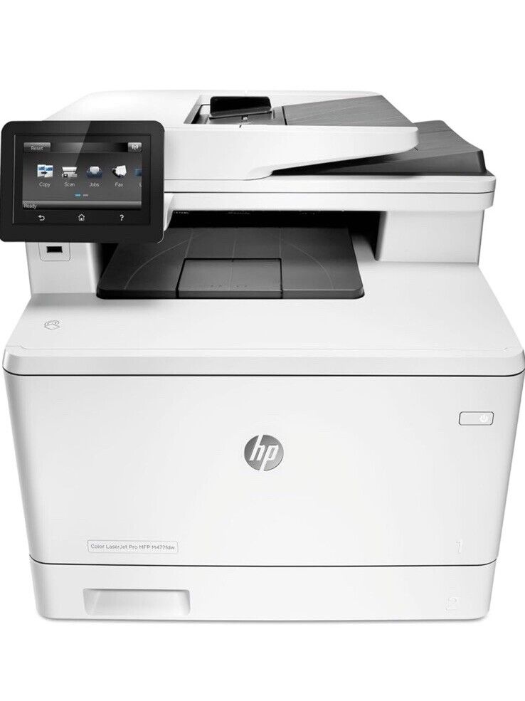 RE-NEWED HP Color LaserJet Pro MFP M477fdw All-in-One Wireless Printer w/ toner