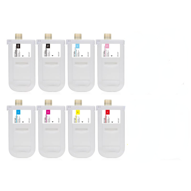 700ML 8pcs/Set PFI-704 Compatible Empty Ink Cartridge For Canon iPF 8300S 8310S