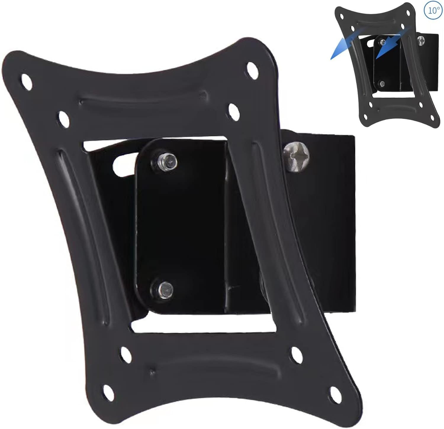 Tilting TV Wall Mount Monitor Camper 14-24 Inch LED LCD Black