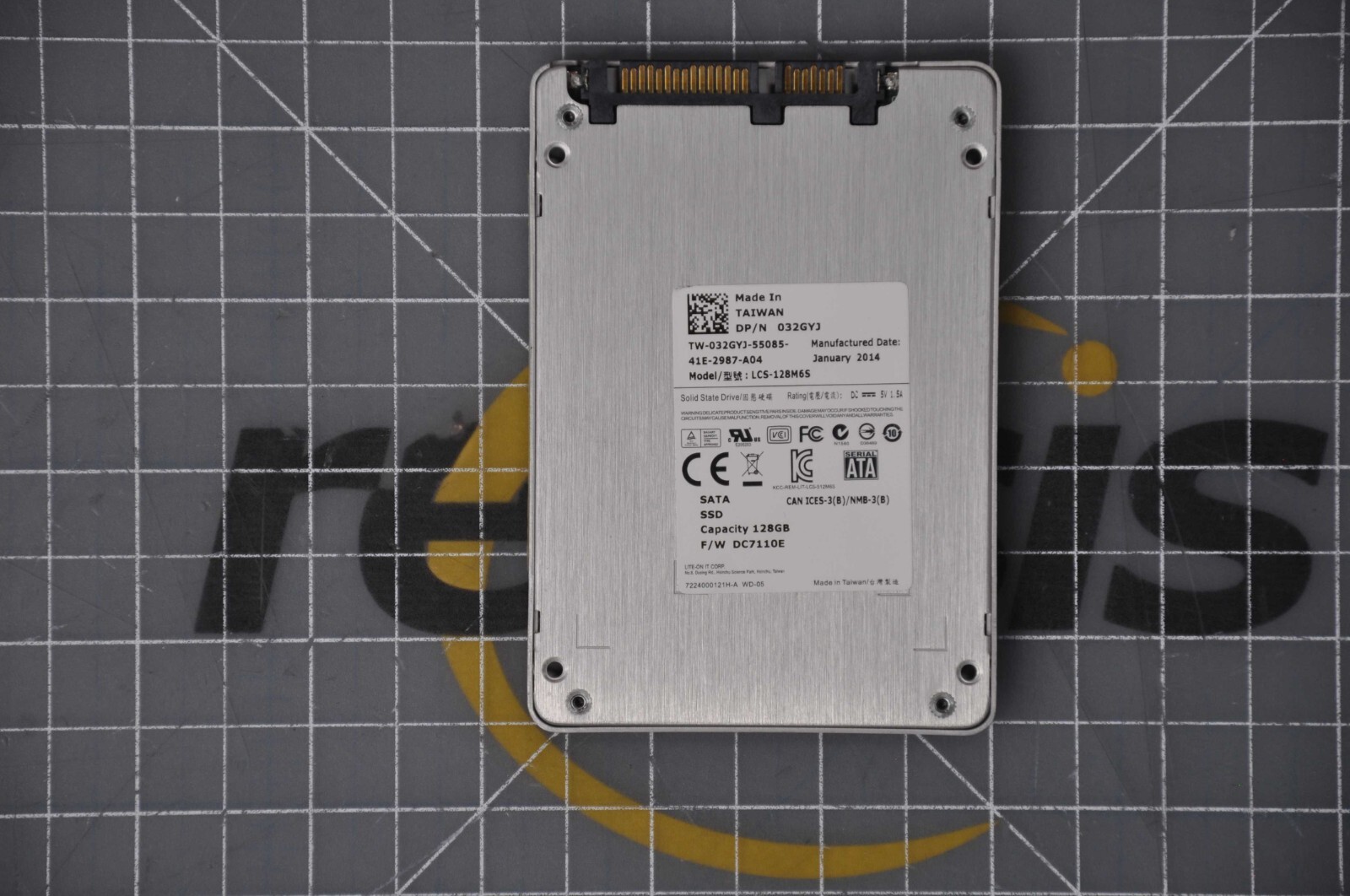 DELL  LITE ON LCS-128M6S 2.5" 128GB Solid State Drive Grade A 032GYJ