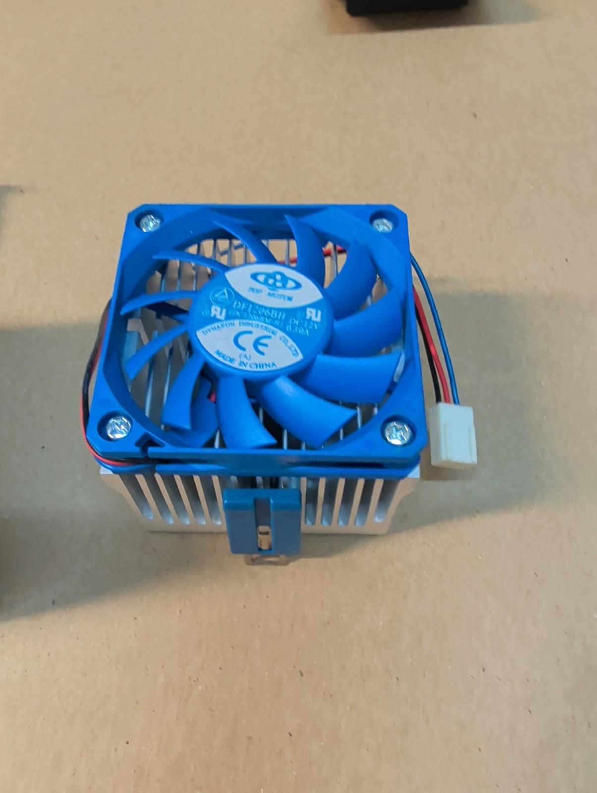 VINTAGE Cooler Socket 7 370 A CPU Heatsink Fan Pentium MMX AMD K6 3 & 3-Pin new