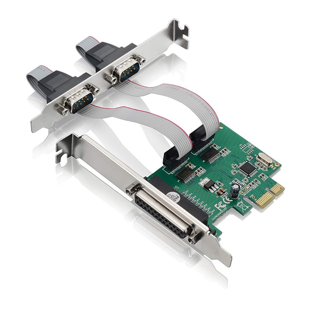 XMEDIA XMPEX1P2S PCIE Parallel Serial Combo Card, 1 Parallel, 2 Serial RS232 ...