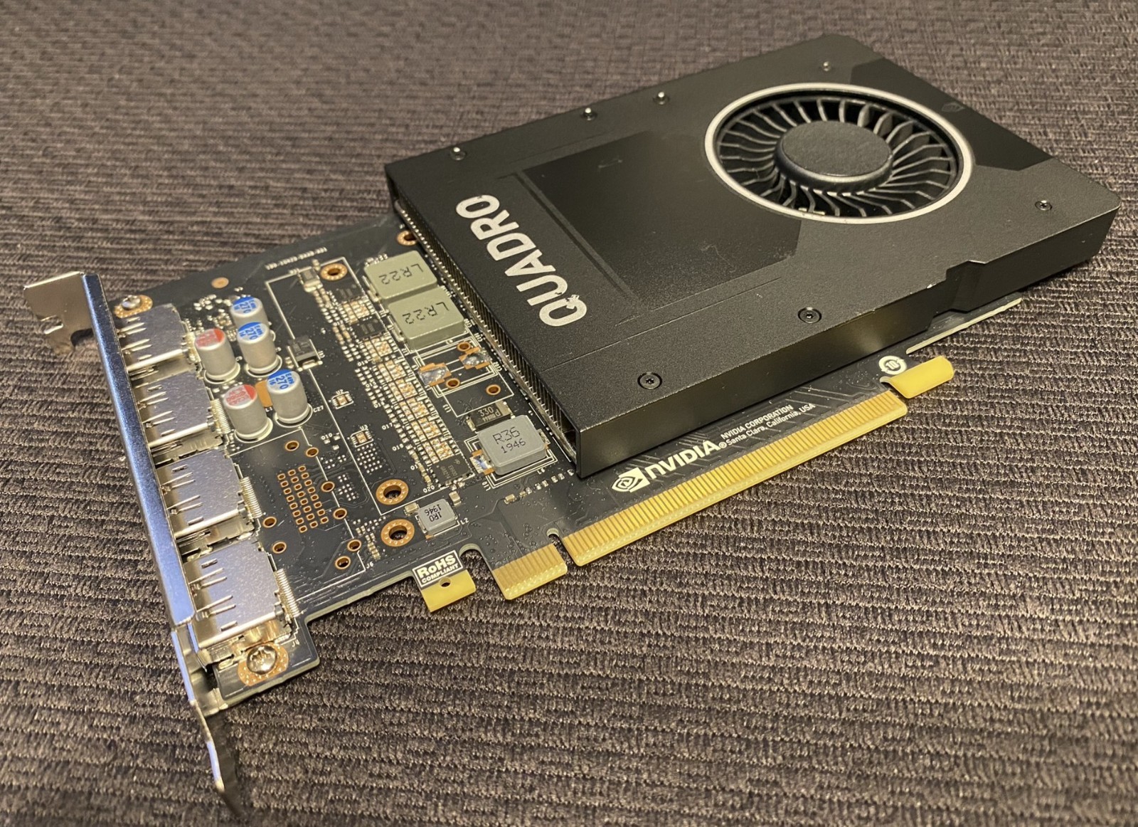 HP NVIDIA Quadro P2200 5GB GDDR5 Graphics Card L58492-001 L65626-001