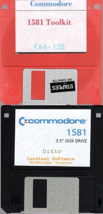 Commoddore 64-128  - 3.5 inch - 1581 Toolkit/Ditto