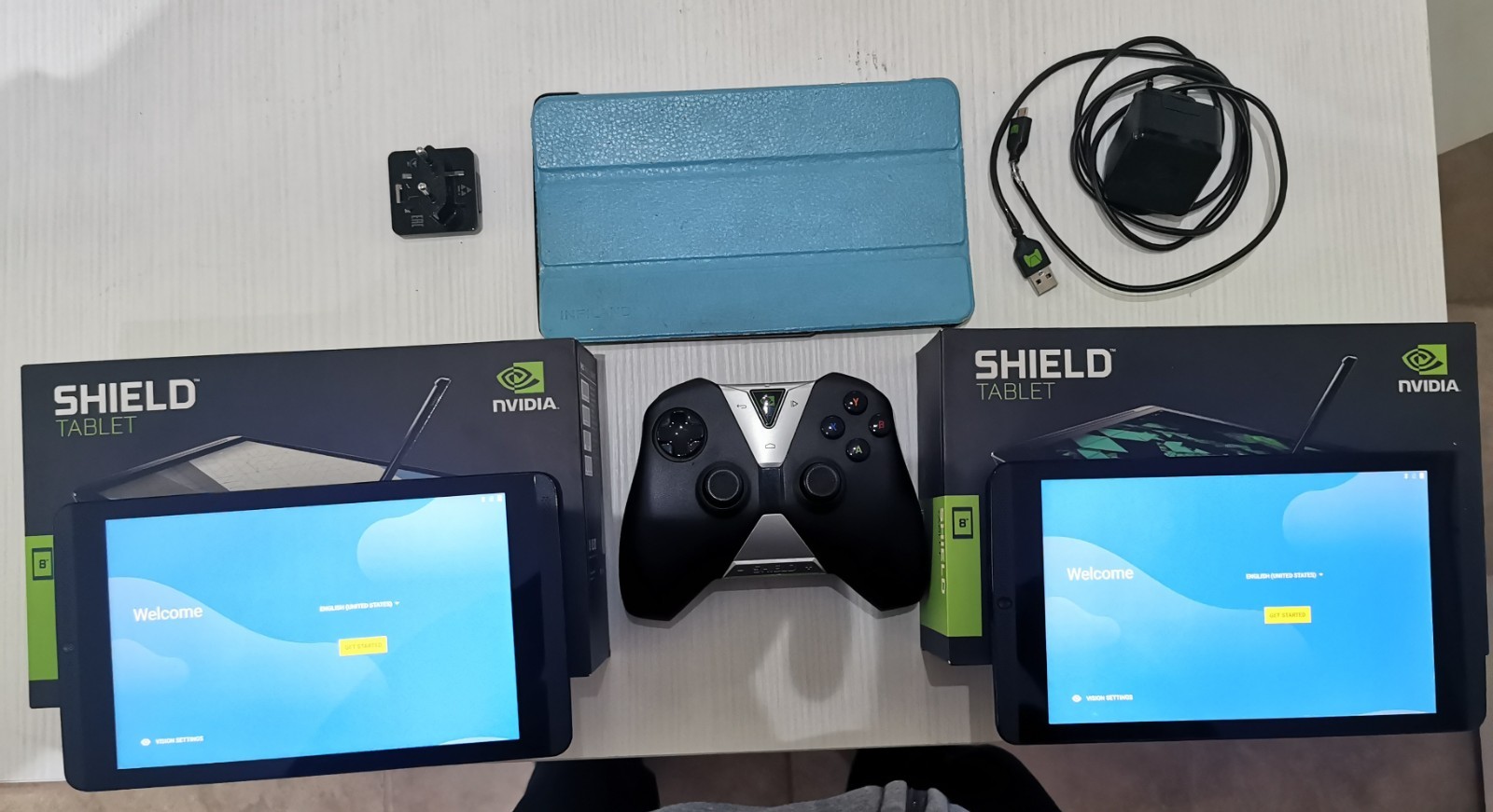 Nvidia Shield Tablet 4G LTE B01 Y01 Bundle Repair / Parts + Good Gamepad Box