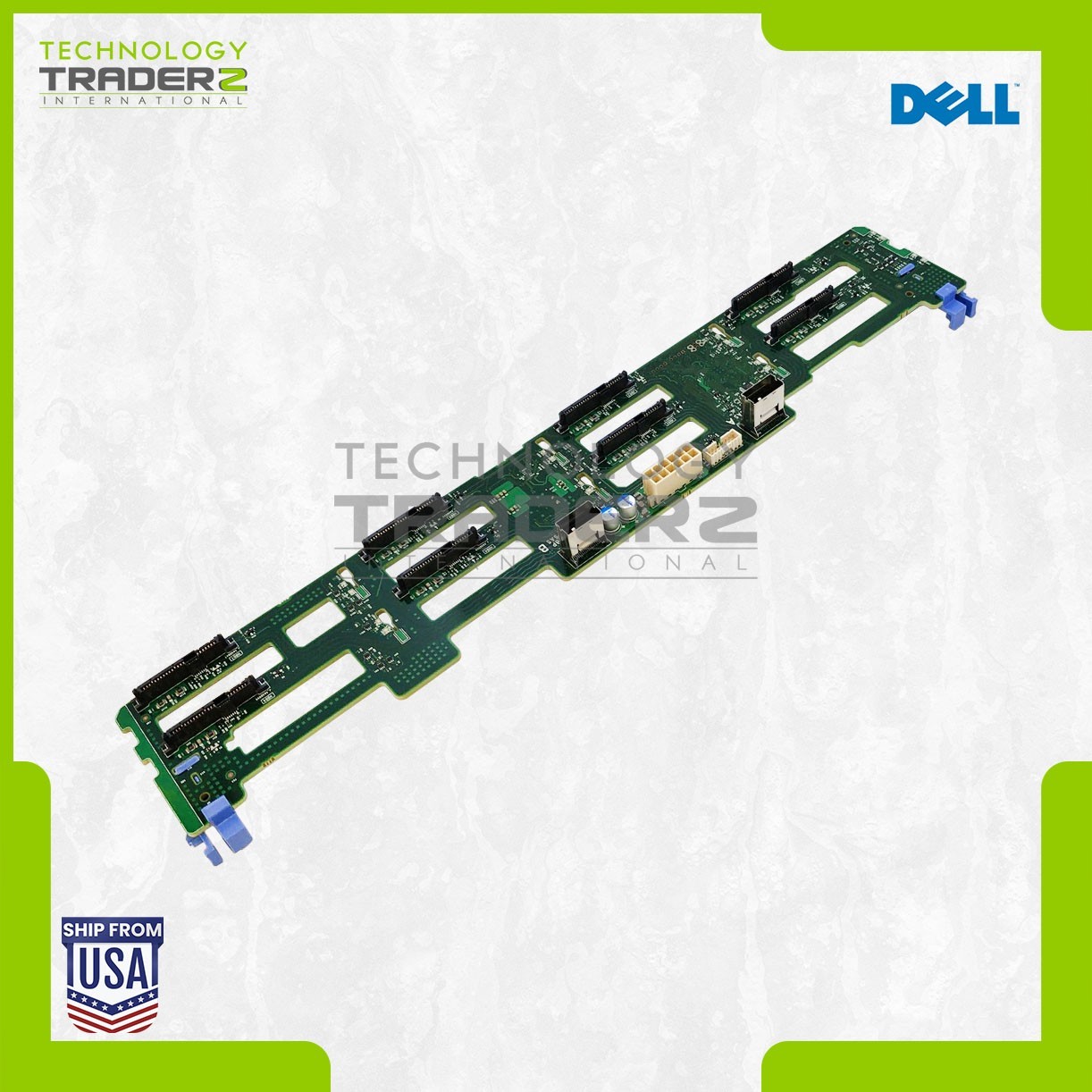KKFN7 Dell PowerEdge R530 8 Bay SAS 3.5" HDD Backplane 0KKFN7 **Pulled**