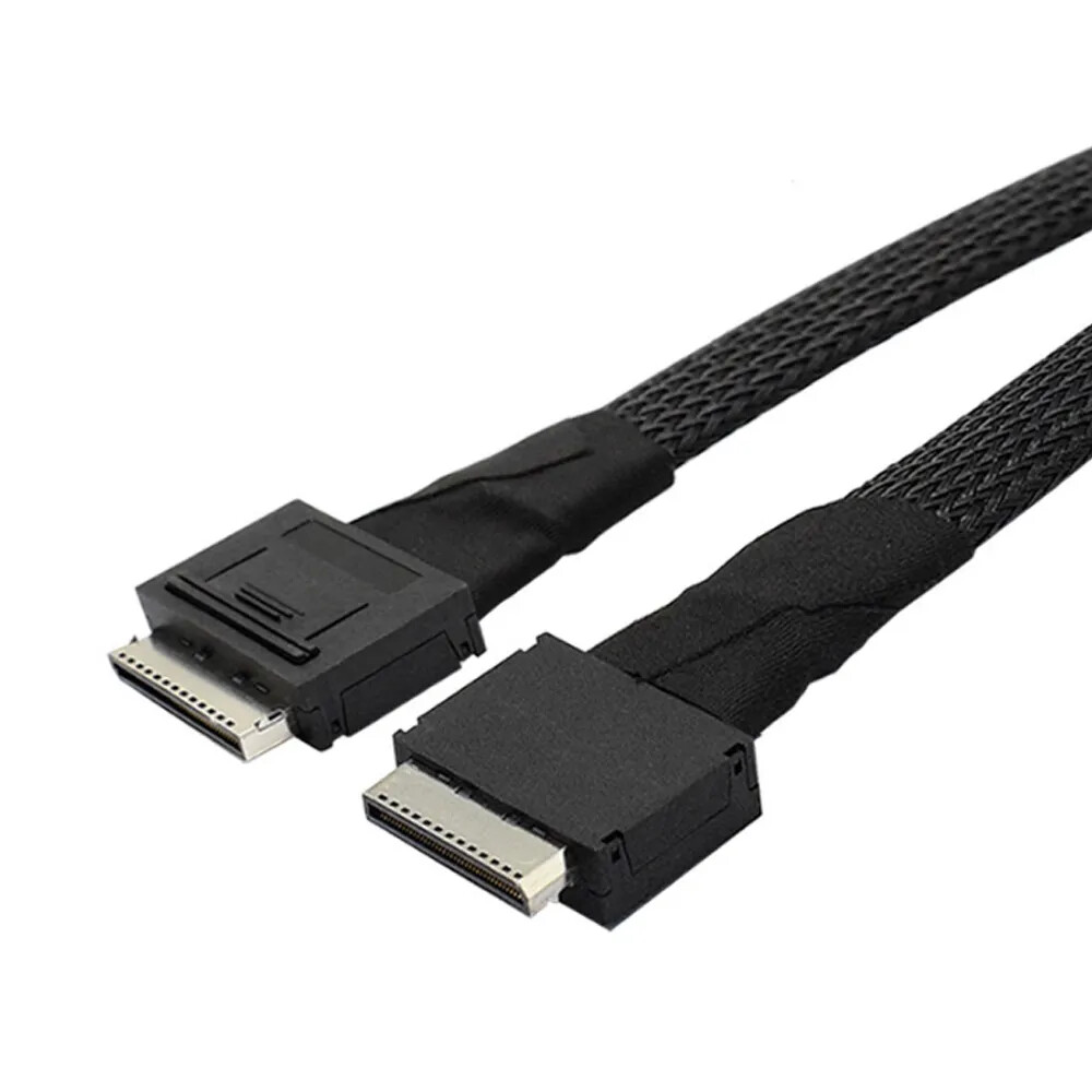 Oculink SFF-8611 8I to SFF-8611 8I Data Transfer Cable for Server, PCIe4.0 GEN3