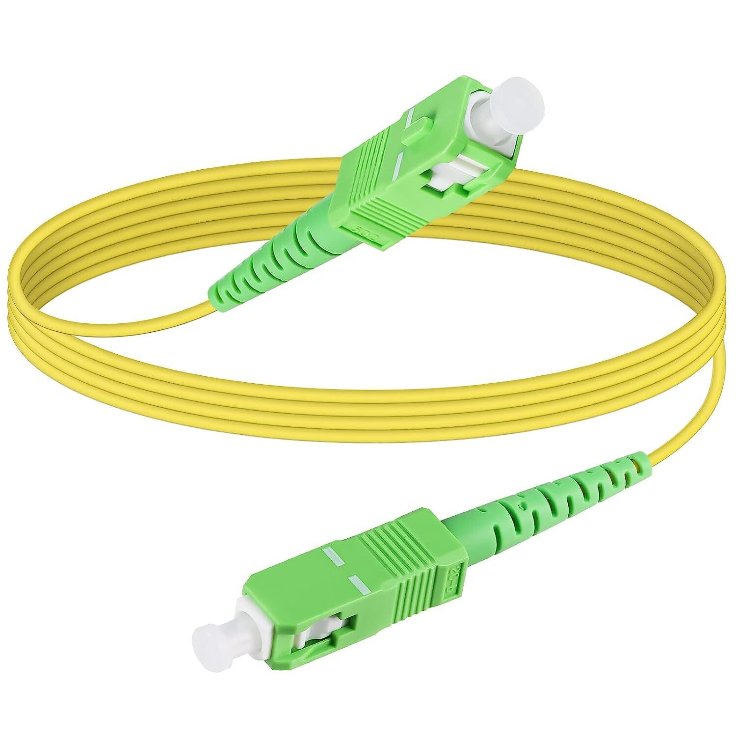 30M 100FT Singlemode Simplex Fiber Optic Cable 9/125 SC APC Patch Cable Network