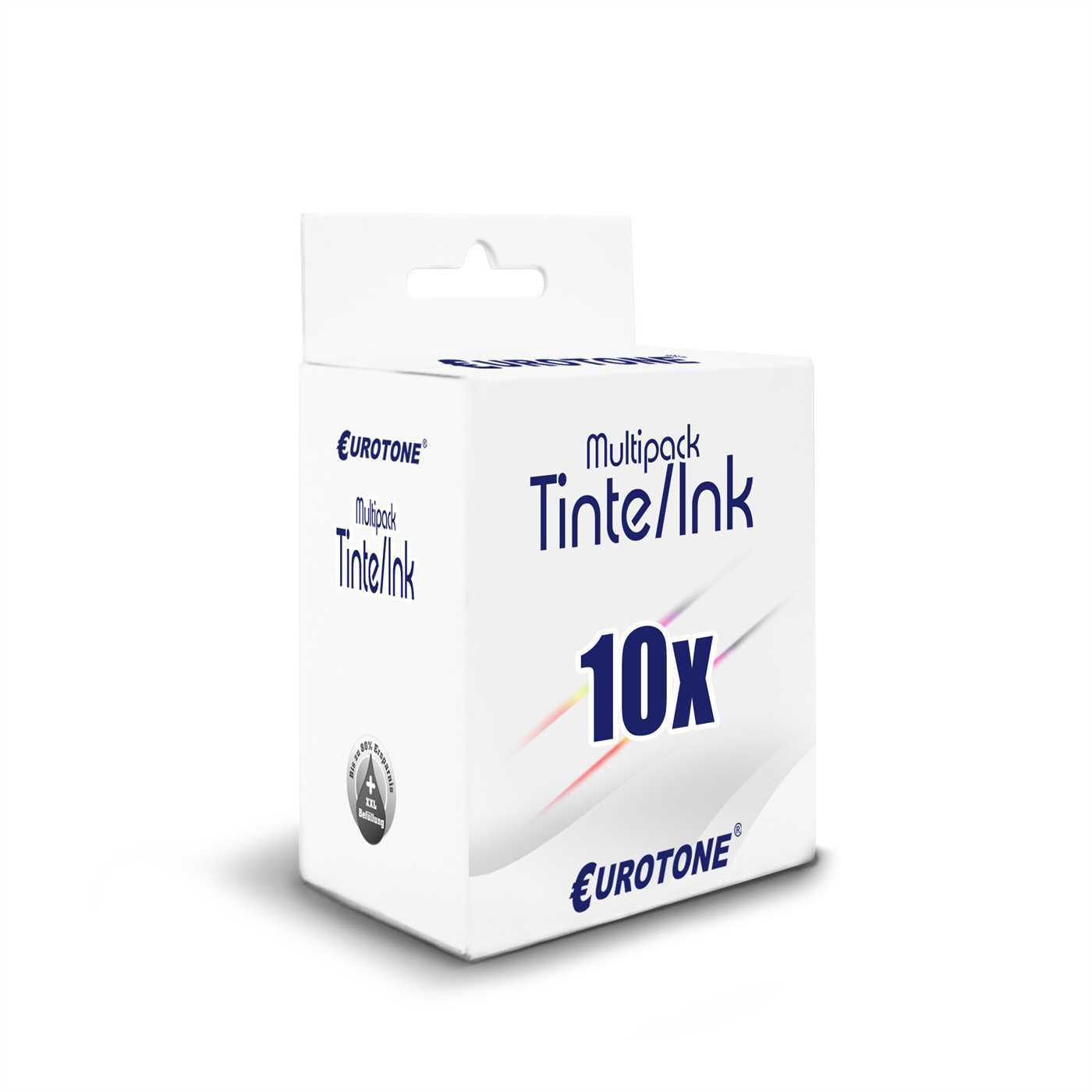 10X Eurotone Eco Ink For HP OfficeJet Pro X-476-DW X-451-DN X-576-DW