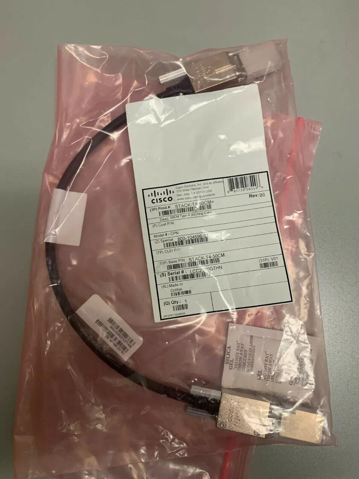 Cisco STACK-T4-50CM - 50cm Stacking Cable - Same Day Shipping
