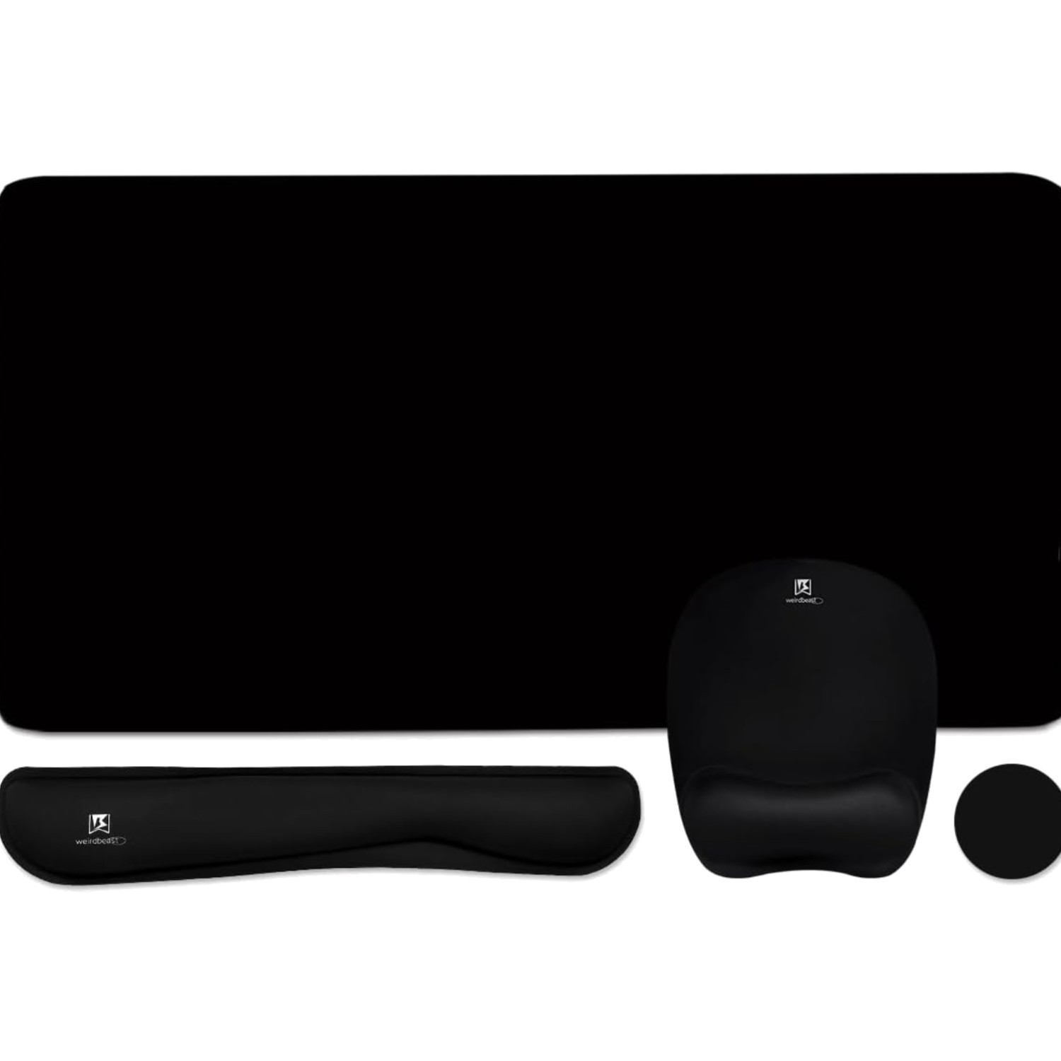 Keyboard Wrist Rest Large Mouse Pad Wrist Support for Computer, 4 in 1 Memory...