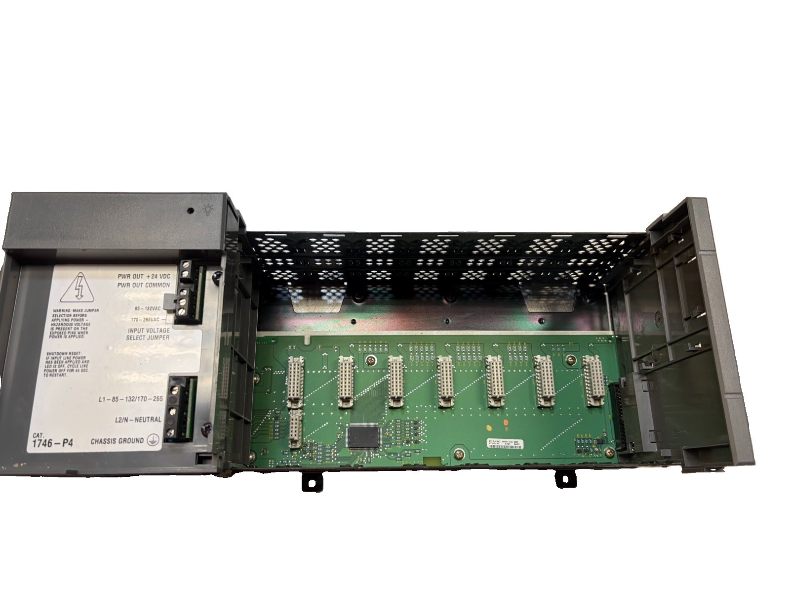 ALLEN BRADLEY 1746-P4  POWER SUPPLY W/1746-A7  7-SLOT RACK SLC 500