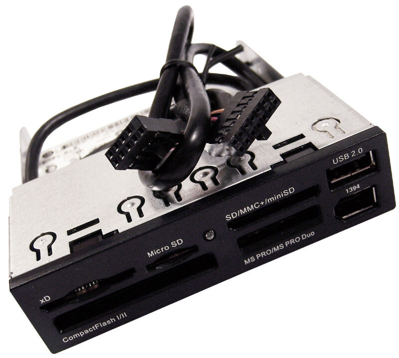 HP USB-1394 MCR22IN1-5181 3.5in Card Reader 468494-002 Only 3.5in Media NO-Brack