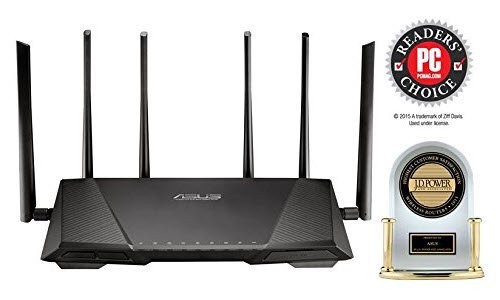ASUS RT-AC3200 Tri-Band  Router, 4-Port TESTED  w/ AC Power - 