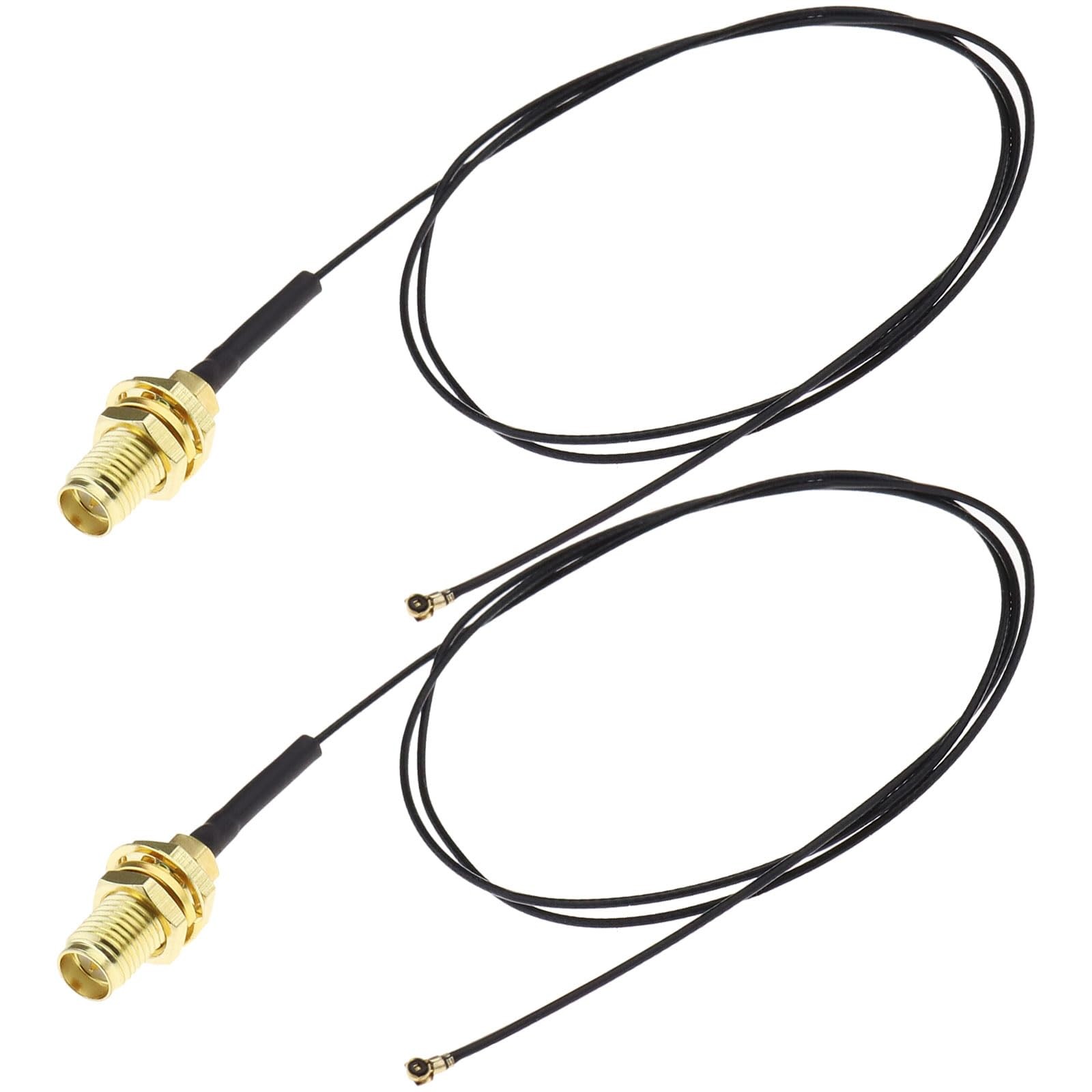 2Pcs IPEX 4 to RPSMA Cable Antenna Replacement Compatible with Intel AX200NGW...