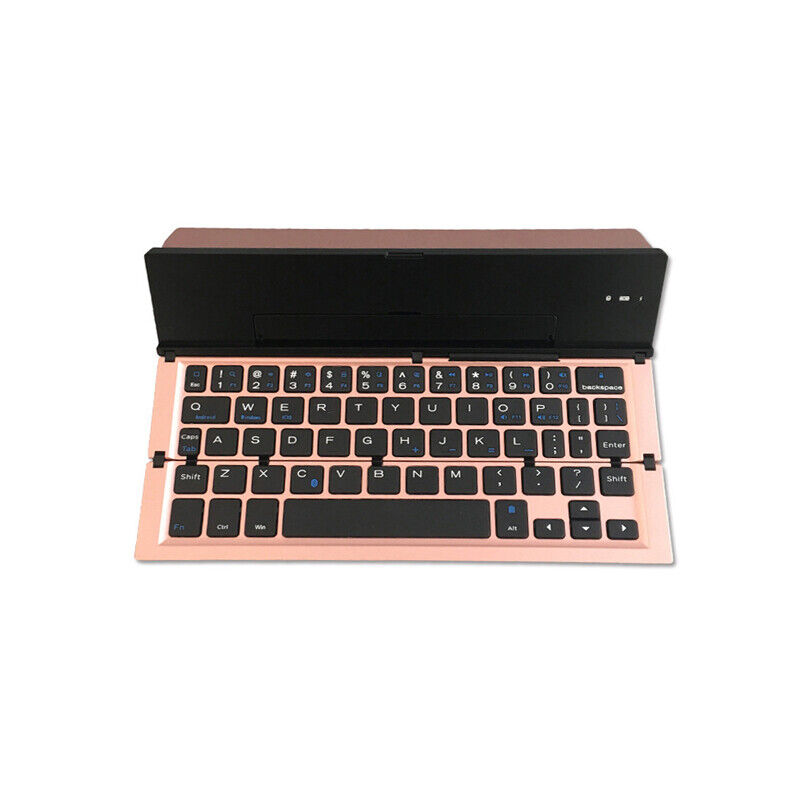 Supportable Rechargeable foldable Wireless Bluetooth keyboard for PC ipad Mac