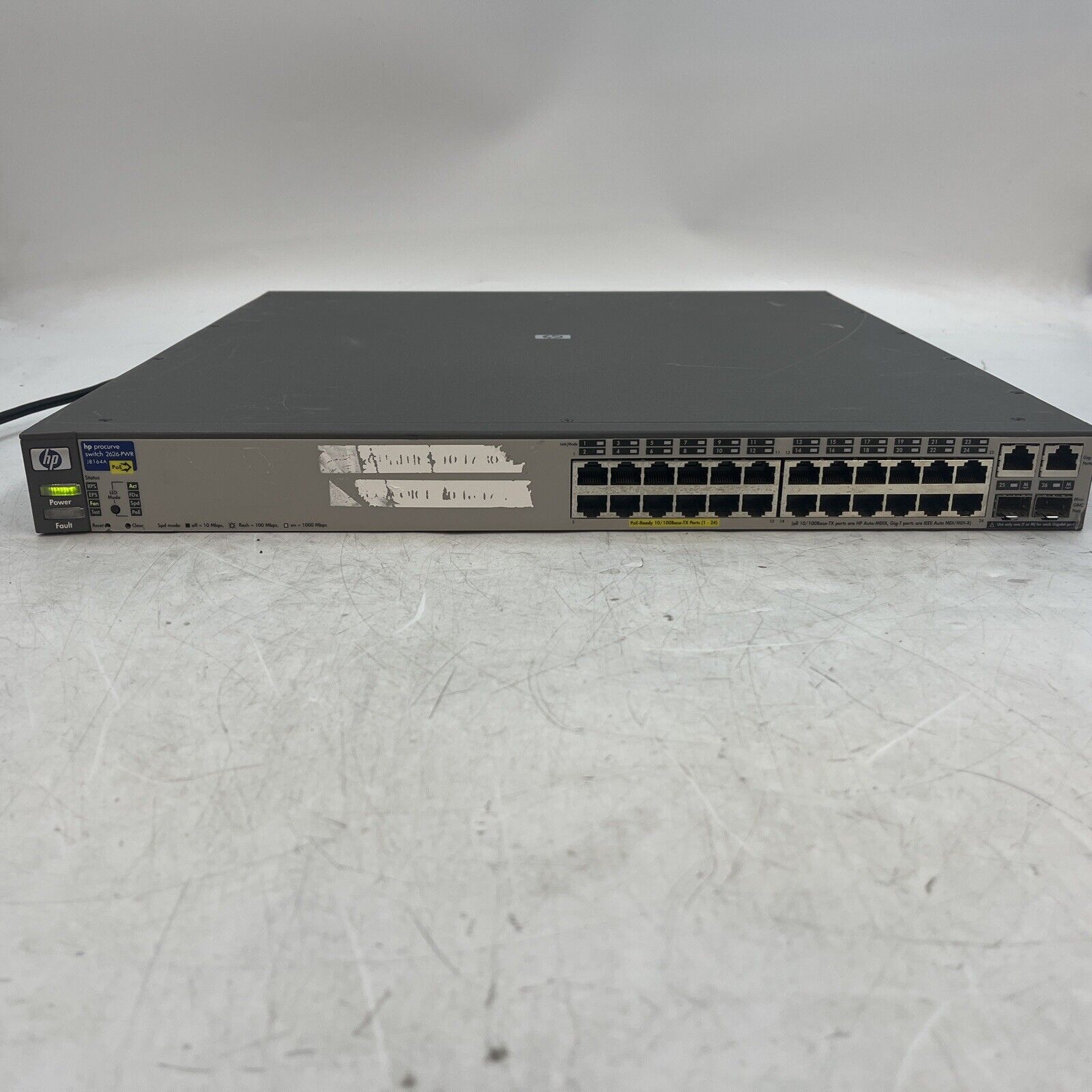 HP Procurve 2626 POE 24-Port 10/100 Network Ethernet Switch J8164A 