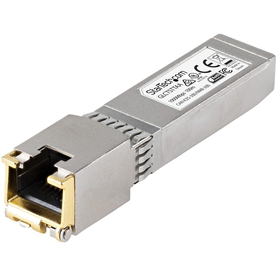 StarTech Cisco GLC-T Compatible SFP Module, 1000BASE-T, 1GE Gigabit Ethernet SFP