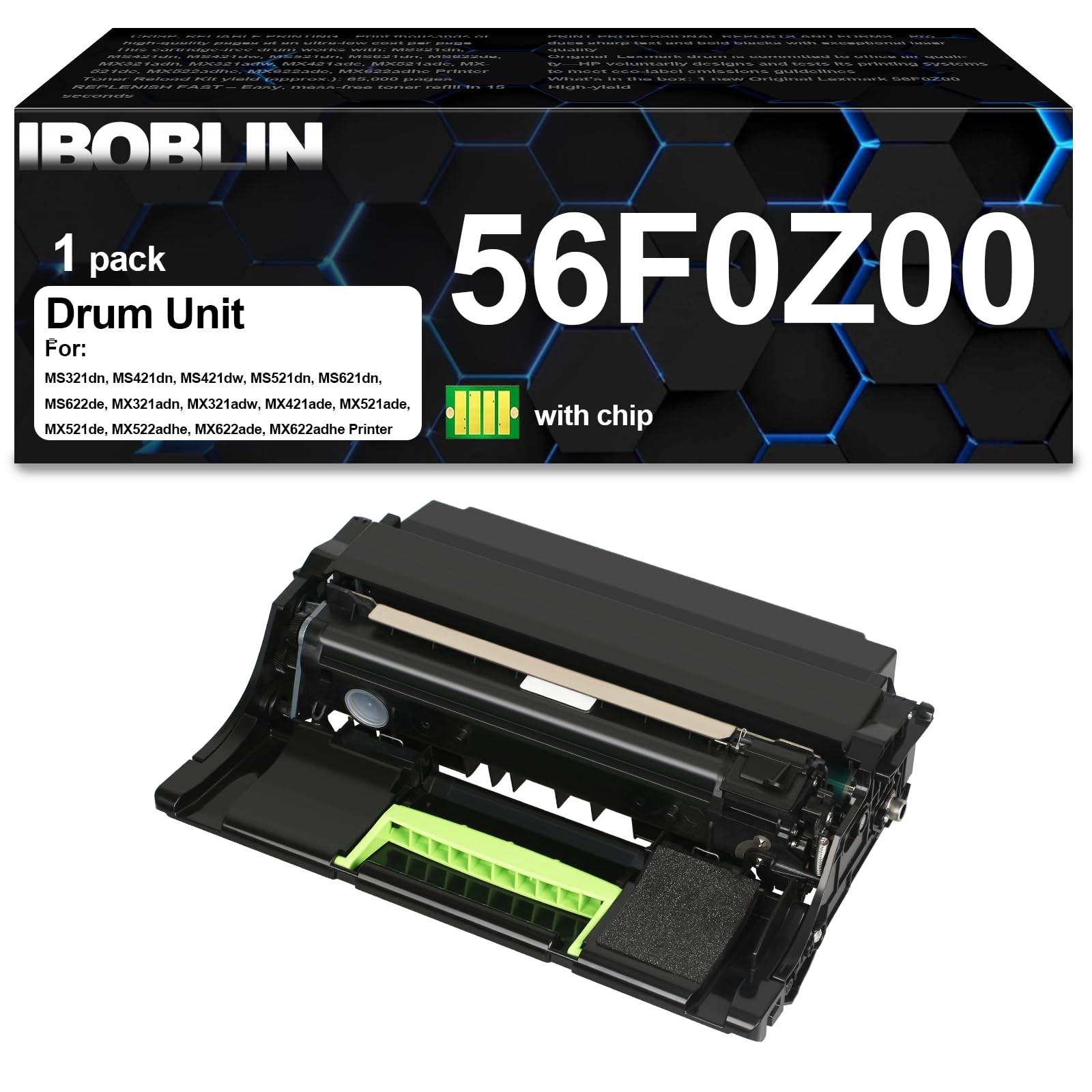 56F0Z00 Imaging Unit MS321 Compatible with Lexmark 56F0Z00 MS321dn, MS421dn,