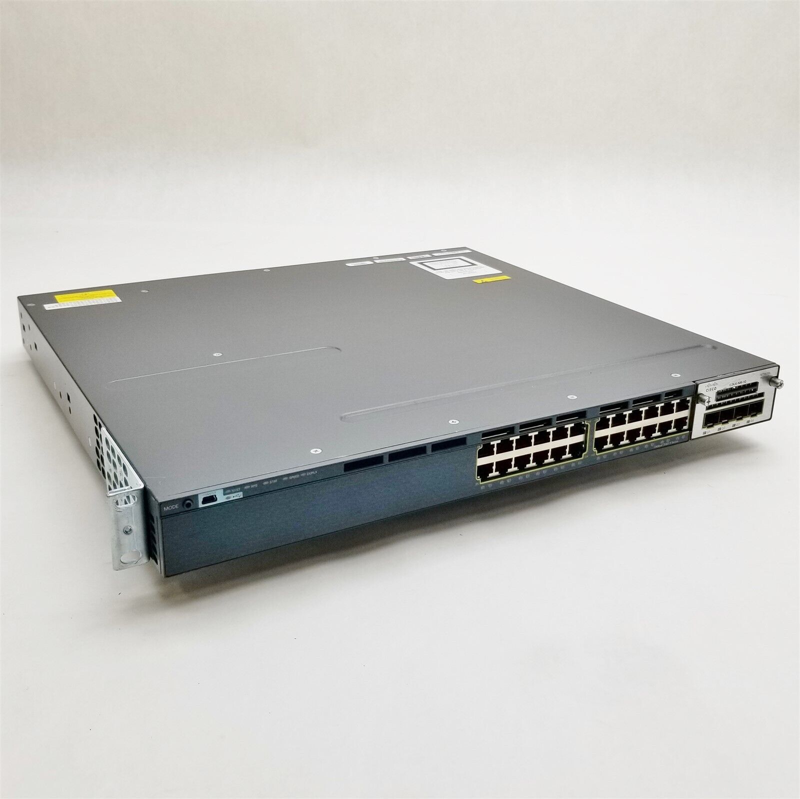 Cisco Catalyst WS-C3560X-24T-E 24Port Managed Switch w/C3KX-NM-1G Network Module