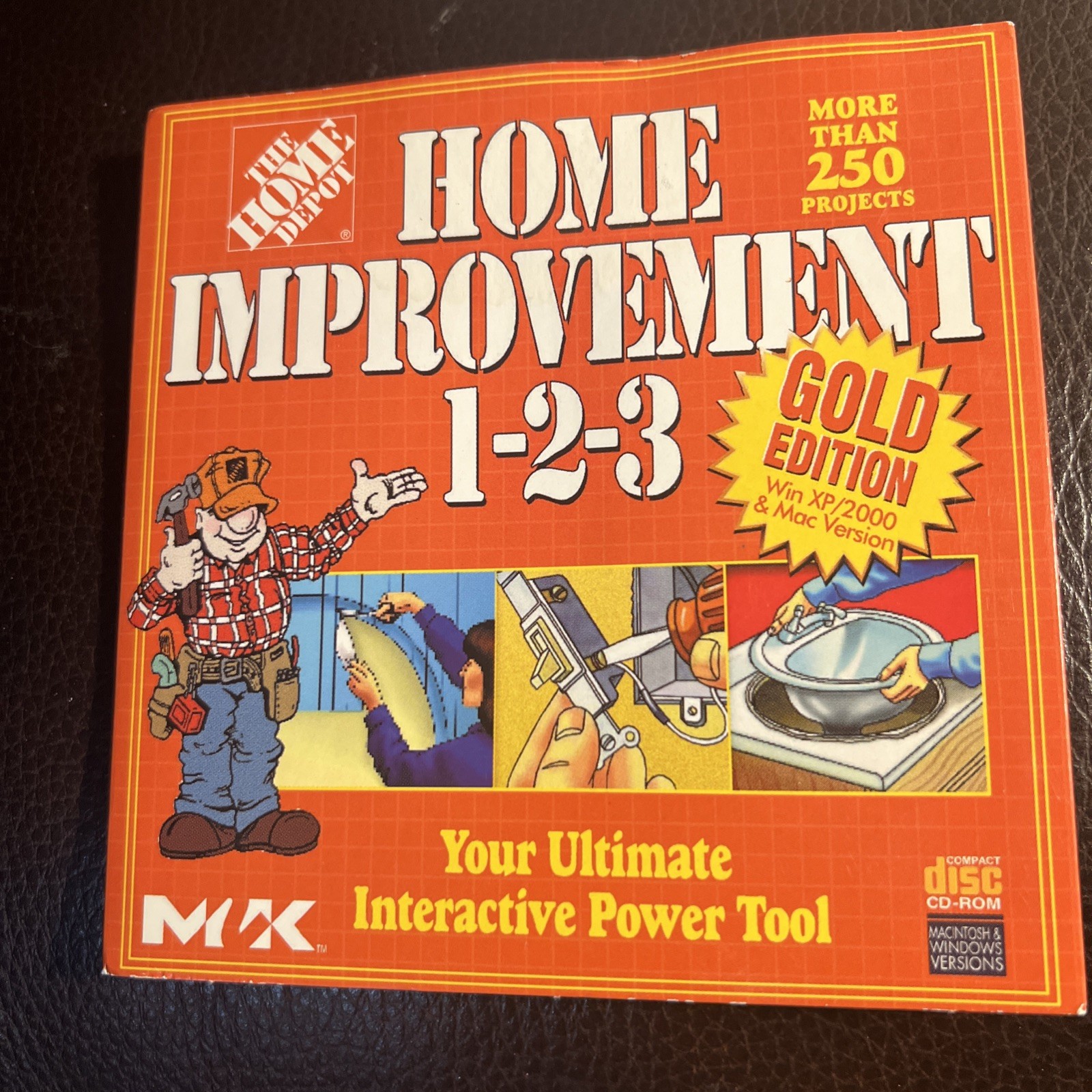 Home Depot Home Improvement 123, Win Mac CD Rom Software