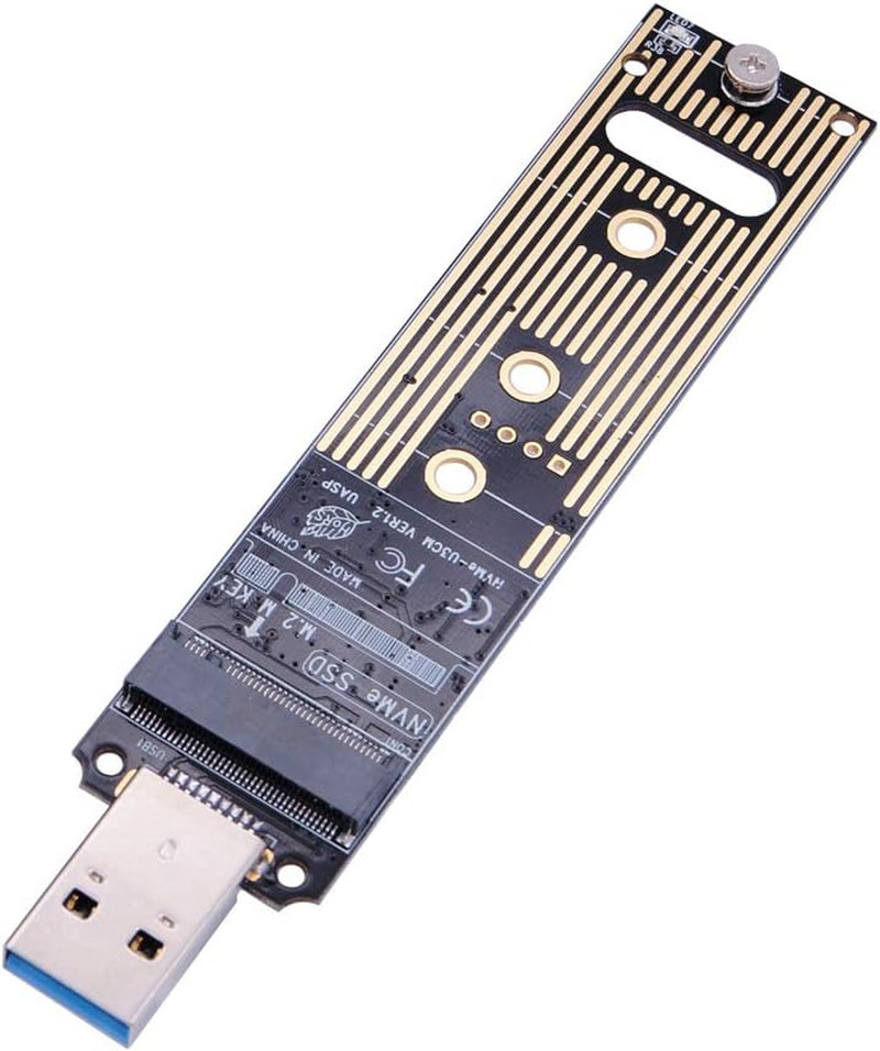 M.2 NVMe to USB 3.1 Adapter 10Gbps Card Reader Samsung 950 960 970 Evo Pro