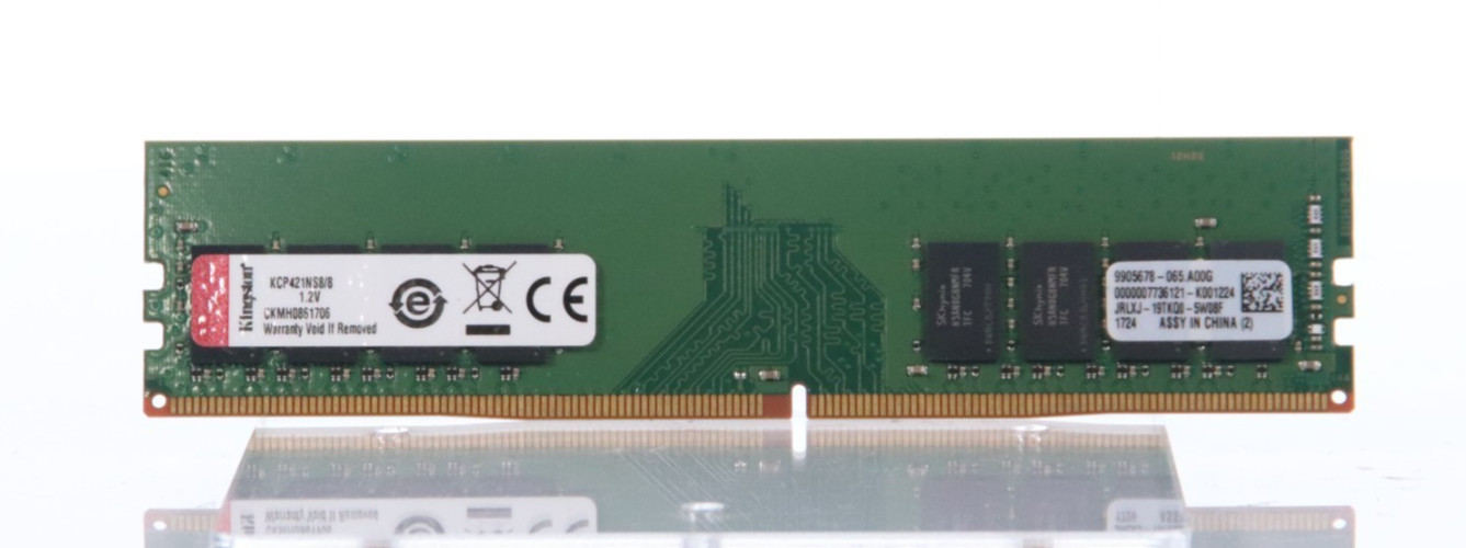 Kingston KCP421NS8/8 8GB DDR4 RAM Memory PC4-17000 DIMM 288-Pin Module