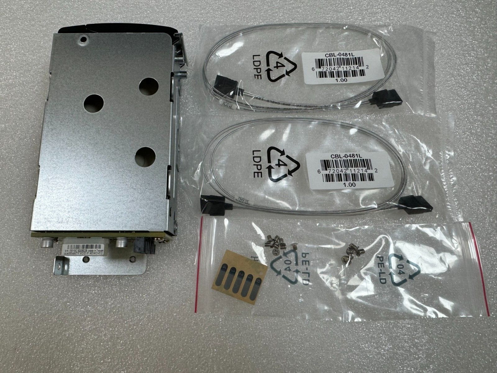 New Supermicro Rear 2x 2.5" HDD Bay Enclosure MCP-220-82609-0N BPN-SAS826-2PT