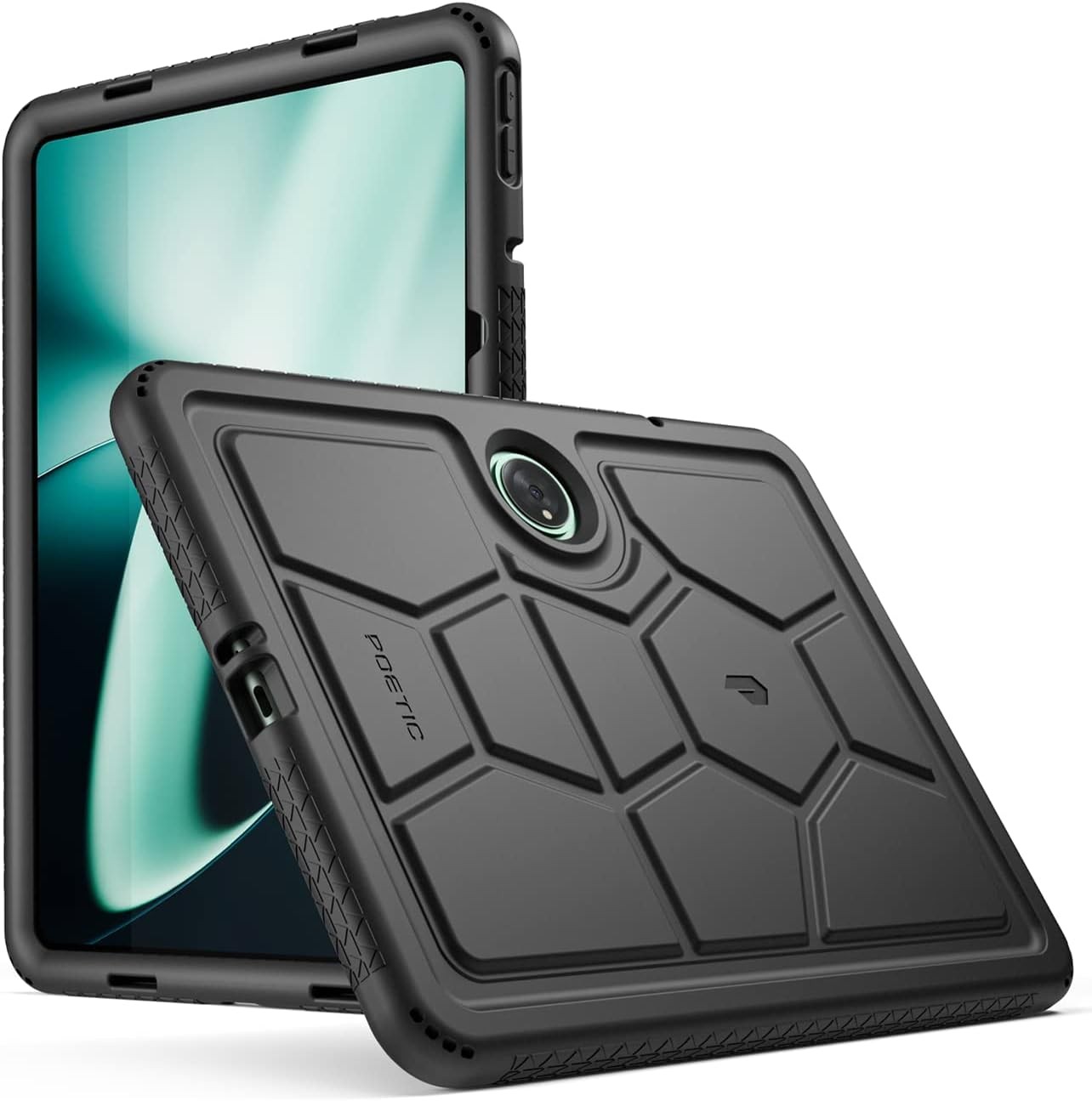 Poetic For OnePlus Pad 3 / 1 / 2 Case Pad Go 2 Case Kids Friendly Silicone Black