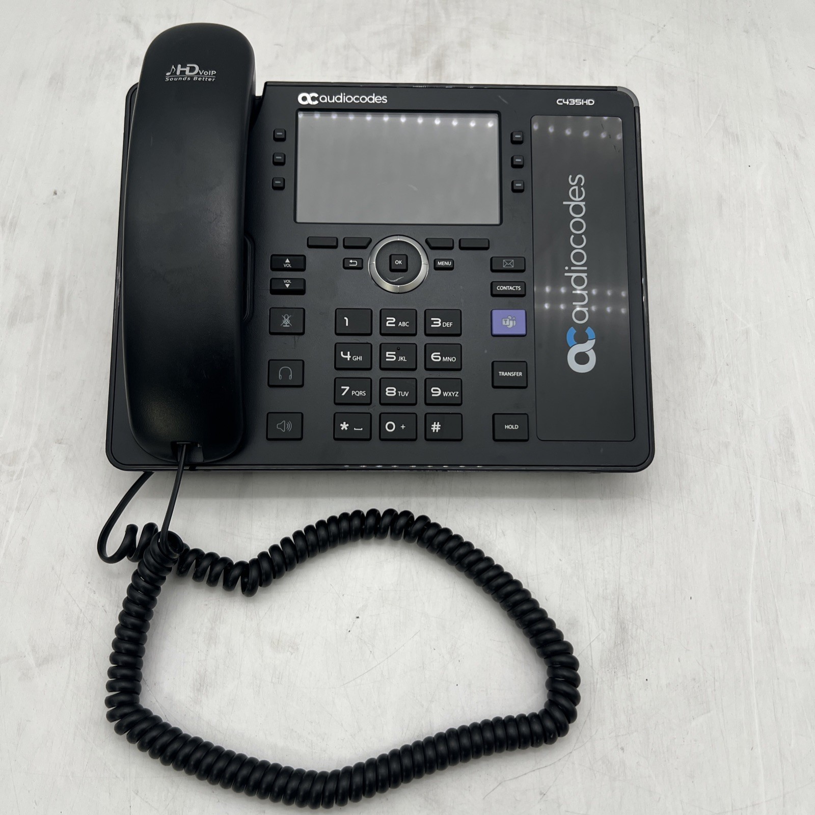 AudioCodes C435HD Microsoft Teams IP Desk Phone (TEAMS-C435HD-R)