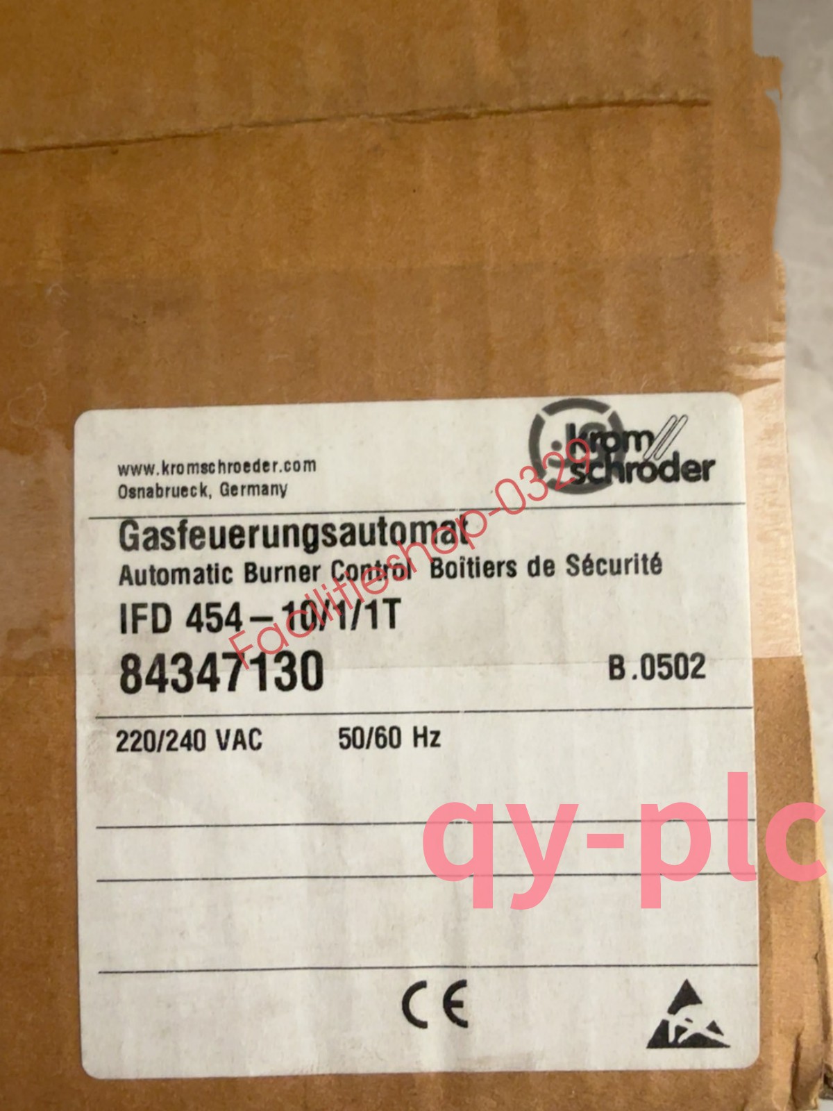 1PC New Krom Schroder IFD 454-10/1/1T Controller By DHL/FedEx