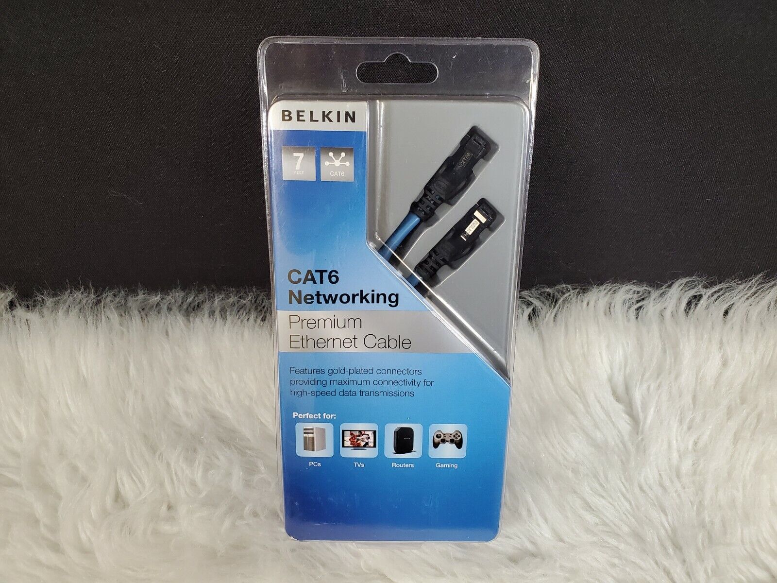 Belkin CAT6 Networking Premium Ethernet Cable - 7 Feet 8830-03814