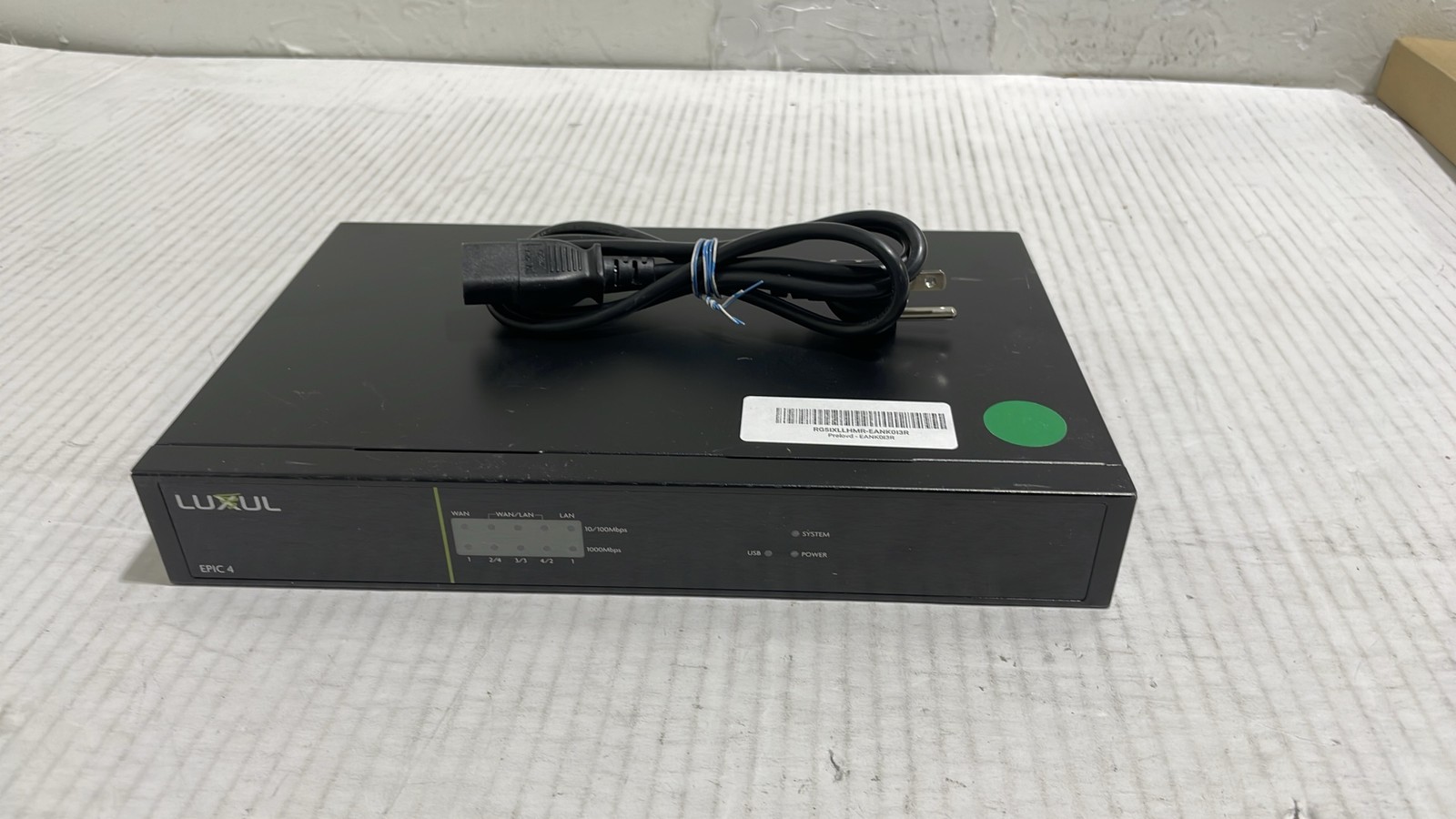 Luxul Epic 4 ABR-4500 Multi-WAN Gigabit Router USB 3.0 Ethernet