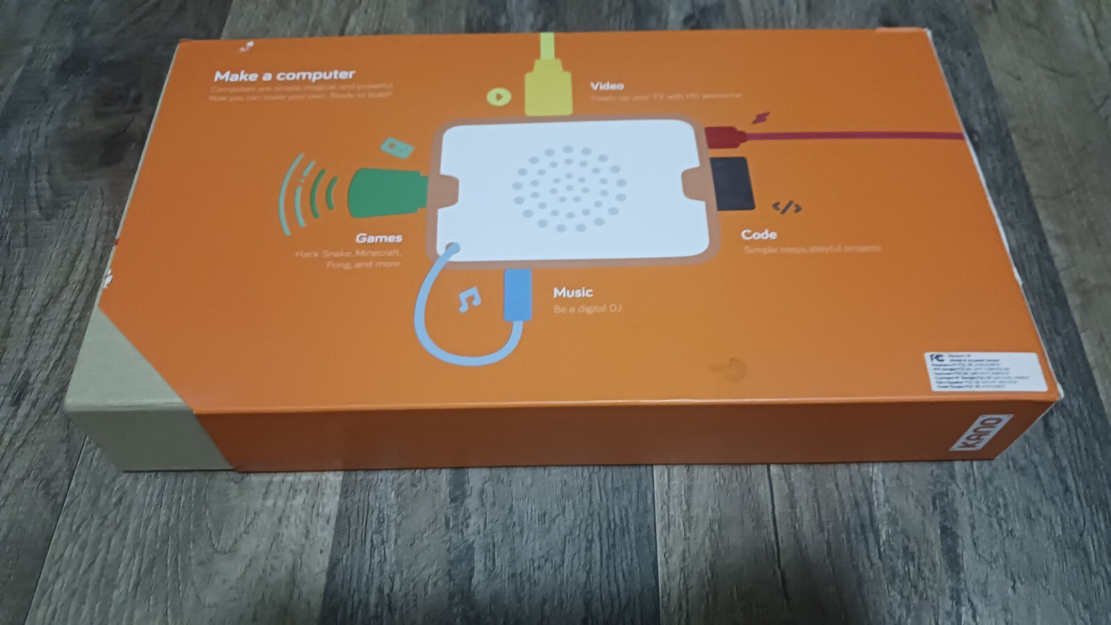 KANO Computer Kit Element 14 Raspberry Pi Model B Uncased Version