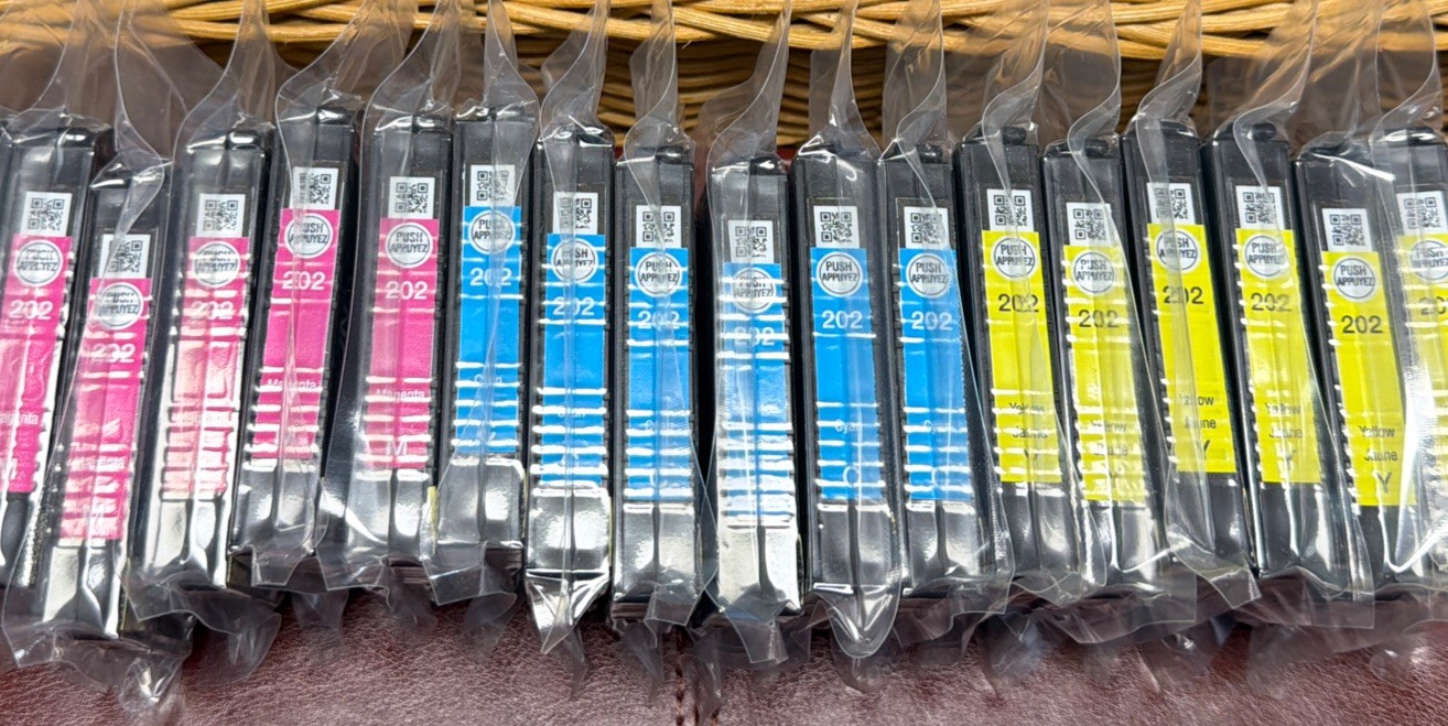 Epson 202 Tri Color Ink Cartridge Cyan/Magenta/Yellow 18 SEALED No Box/NEW